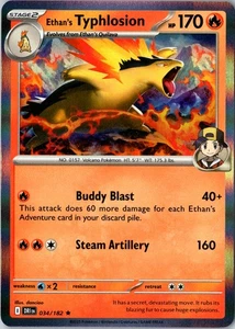 Ethan's Typhlosion Holo Rare SV10: Destined Rivals 034/182 NM - Picture 1 of 2