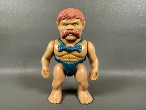 De colección Playskool Caveman Definitely Dinosaurs 1987 pelo castaño y bigote - Imagen 1 de 6