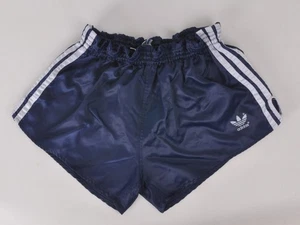 Adidas Vintage Sprinter Running Glossy Nylon BLAU Shorts Made in West Germany - Bild 1 von 7