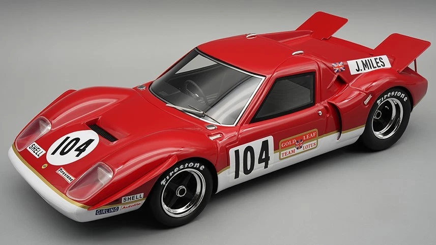 TECNOMODEL TMD18293C LOTUS 62 N.104 BRANDS HATCH 1969 J.MILES C/VETRINA 1:18 - Immagine 1 di 1