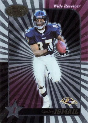 2000 Leaf Certified Football Qadry Ismail Baltimore Ravens #14 - Image 1 of 2