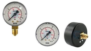 Senkrecht und Waagerecht Manometer für Vakuum G1/8" G1/4" 40,50,63mm KL. 2.5 - Bild 1 von 3