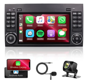 Car Stereo GPS DAB+ Radio DVD BT Head Unit For Mercedes Benz A B W169 W245 Viano - Picture 1 of 13