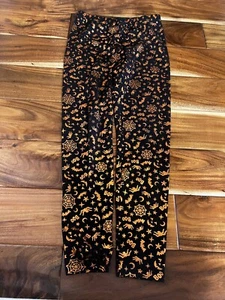Wonder Nation Cotton Black & Orange Leggings Girls Size L 10/12 Halloween - Picture 1 of 1