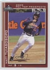 2009 MultiAd Sports Pacific Coast League Top Prospects Matt Tuiasosopo Rookie RC