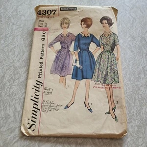 Simplicity 4307 Slenderette Sewing Pattern Proportioned Bodice Misses 16 Bust 36 - Picture 1 of 6