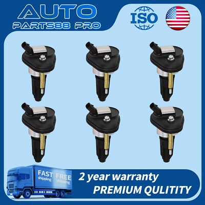 6X OEM Ignition Coil for Chevy Trailblazer EXT GMC Envoy XL Saab 9-7X 4.2L UF303 Foto 1 de 4