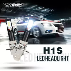 NIGHTEYE H1 LED Fog Light Driving DRL Bulbs Kit 160W 6000K Super Bright White - Picture 1 of 10