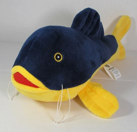 Foco NHL Nashville Predators Plush "Gill" Blue & Yellow Catfish 12" Cover