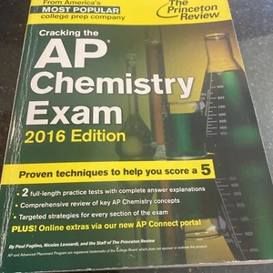 Cracking the AP Chemistry Exam, 2016 Edition (College Test - VERY GOOD - Picture 1 of 4