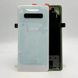 Para Samsung G975 Galaxy S10 Plus Genuino Cubierta de Vidrio Trasera Prisma Lente Blanco - Imagen 1 de 1