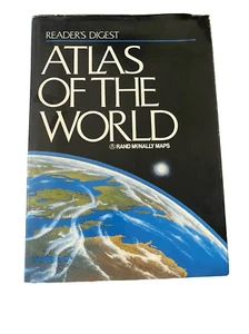 Atlas Of The World Rand McNally Maps 1987 Hardcover Book - Picture 1 of 13