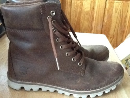 Women’s Timberland Earthkeeper Light weight casual boot comfortable brown Sz 8.5