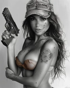 Fierce and Fabulous: Femme Fatale Art in 8x10 Prints  23536332 - Picture 1 of 1