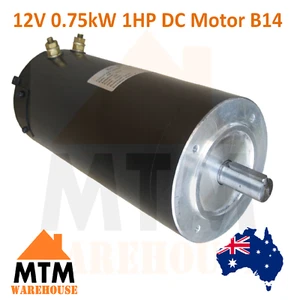 12V 0.75kW 750Watt 1HP 1700rpm DC motor TEFC Industrial B14 Face Mount - Picture 1 of 4