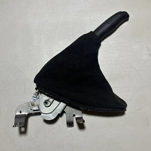 00-06 BMW E46 3-Series Hand Emergency Brake Lever Black Alcantara Leather Boot - Picture 1 of 19