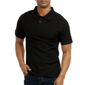 Camisa Polo Para Hombre Algodón S-3XL Regular Grande y Alta Golf Aire Libre Deportes Camiseta Sólida - Imagen 1 de 23