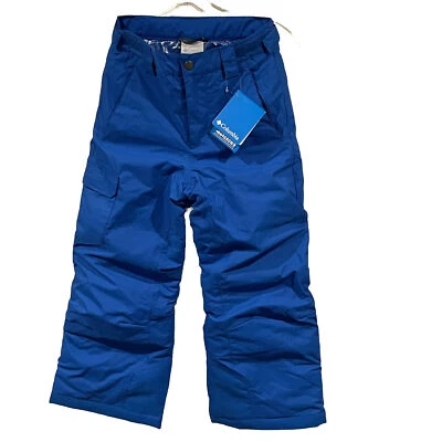 Calça de neve Columbia masculina pequena azul ártica viagem Omni Tech esqui inverno nova - Imagem 1 de 4