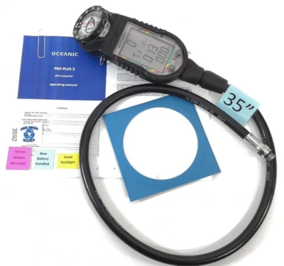 Oceanic Pro Plus 2 Taucher Luft Integriert Computer, Kompass Luft & Nitrox 3592 - Bild 1 von 4