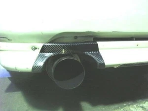 Carbon Rear Bumper Guard Parts for Mitsubishi Lancer Evolution CP9A Evo 5 6 4G63 - Picture 1 of 5