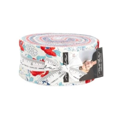 Time And Again Jelly Roll® 23360JR Moda Precuts  100% cotton fabric quilt strips - Image 1 of 4