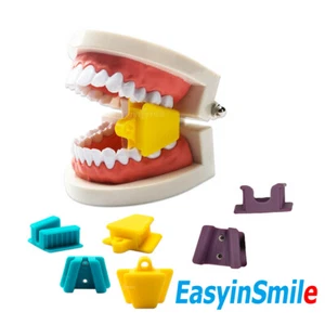 2pcs Dental Bite Block Mouth Opener Easyinsmile Mouth Props Silicone Adult/Child - Picture 1 of 15