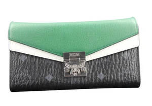 MCM Tasche Umhängetasche Handtasche Crossbody Bag schwarz grün weiß silber SMALL - Bild 1 von 19
