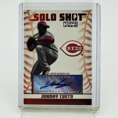 2009 Topps Unique Solo Shots Auto Johnny Cueto #SSA-JC Reds - Image 1 of 3