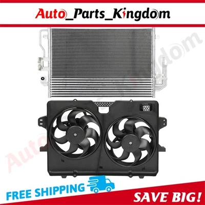 交流电冷凝器冷却风扇套件适用于2008 - 2012年福特Escape 2008 - 2011水星水手 — 第 1/4 张图片