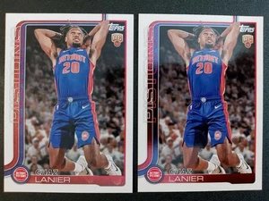 (2) 2025 Topps Chaz Lanier RCs # 238 " Detroit Pistons " - Picture 1 of 2