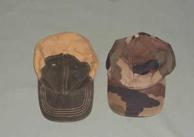 Lote de 2 sombreros de camionero gorras de bola Cordova Products camuflaje y J. America marrón, tostado Foto 1 de 4