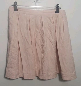 Forever New Pink Brocade Skirt Sz 10 - Picture 1 of 7