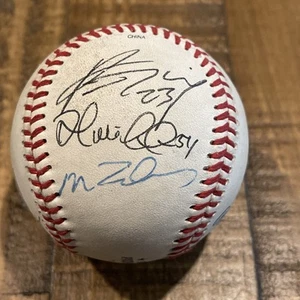Unbekannte Spieler Autogramm signed Baseball - Bild 1 von 6