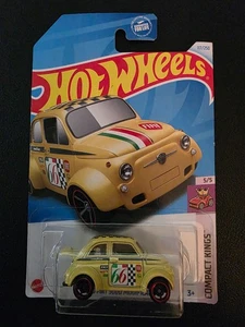 2024 Hot Wheels Compact Kings 5 /5 60s Fiat 500 Modificado 117 /250 gelb - Bild 1 von 3