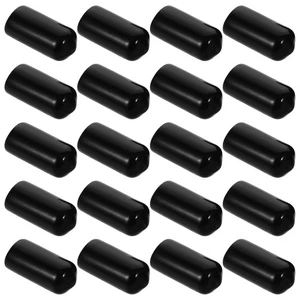 20 Stück Pool Queue Spitze Abdeckung: Snookerköpfe Abdeckung 9,5 mm Gummi Billard Stick - Bild 1 von 12