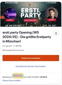 2 E-Tickets for The Biggest Student Party In Munich (73% Discount) - Bild 1 von 3