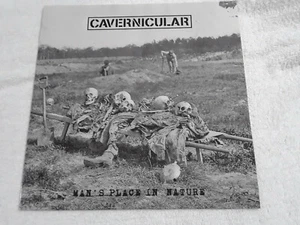 CAVERNICULAR Man's Place In Nature LP Italy grind Cripple Bastards Always Never - Bild 1 von 3