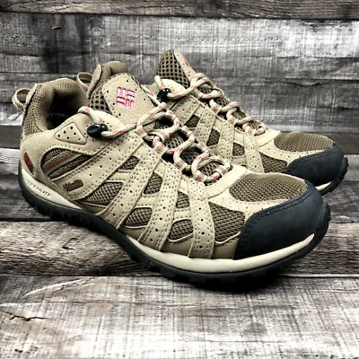Columbia Omni Grip Mujer 8 Beige Con Cordones Techlite Tenis BL3947-269 Senderismo Foto 1 de 4