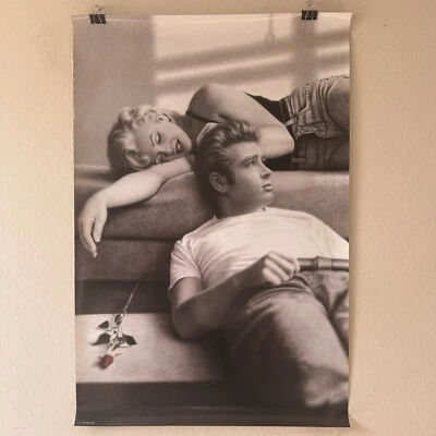 Póster: Canción de flauta Marilyn Monroe y James Dean de Paul Gassenheimer arte 24x36 Foto 1 de 4