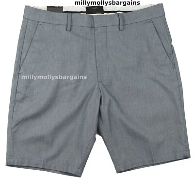 M&S Mens Marks and Spencer Blue Shorts Size 36 34 - Image 1 of 4