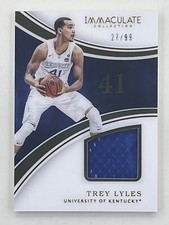Trey Lyles 2016-17 Panini Immaculate Collection Collegiate Jersey /99 #23 NCAA