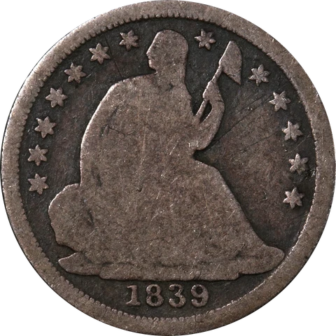 1839-O Seated Liberty Half Dime Great Deals From The Executive Coin Company Cover