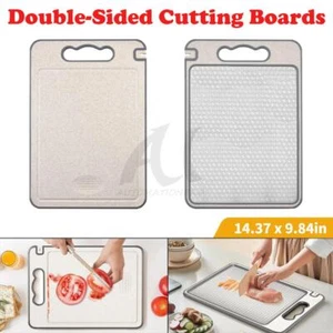 Titanium Cutting Board Double-Sided Titanium Chopping Board Scratch Resistant US - Picture 1 of 14