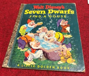 1952 Little Golden Book-Walt Disney's Seven Dwarfs Find a House - Picture 1 of 6