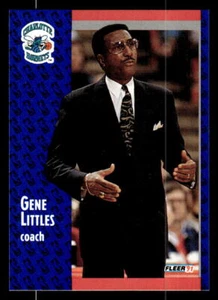 Gene Littles 1991 Fleer #22 Charlotte Hornets - Picture 1 of 2