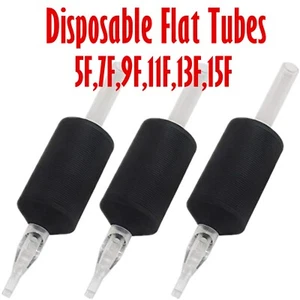 20 Stück 1 Zoll 25 mm Tattoo Tube Einweggriff Schattierung flach 5F, 7F, 9F, 11F, 13F, 15F - Bild 1 von 9