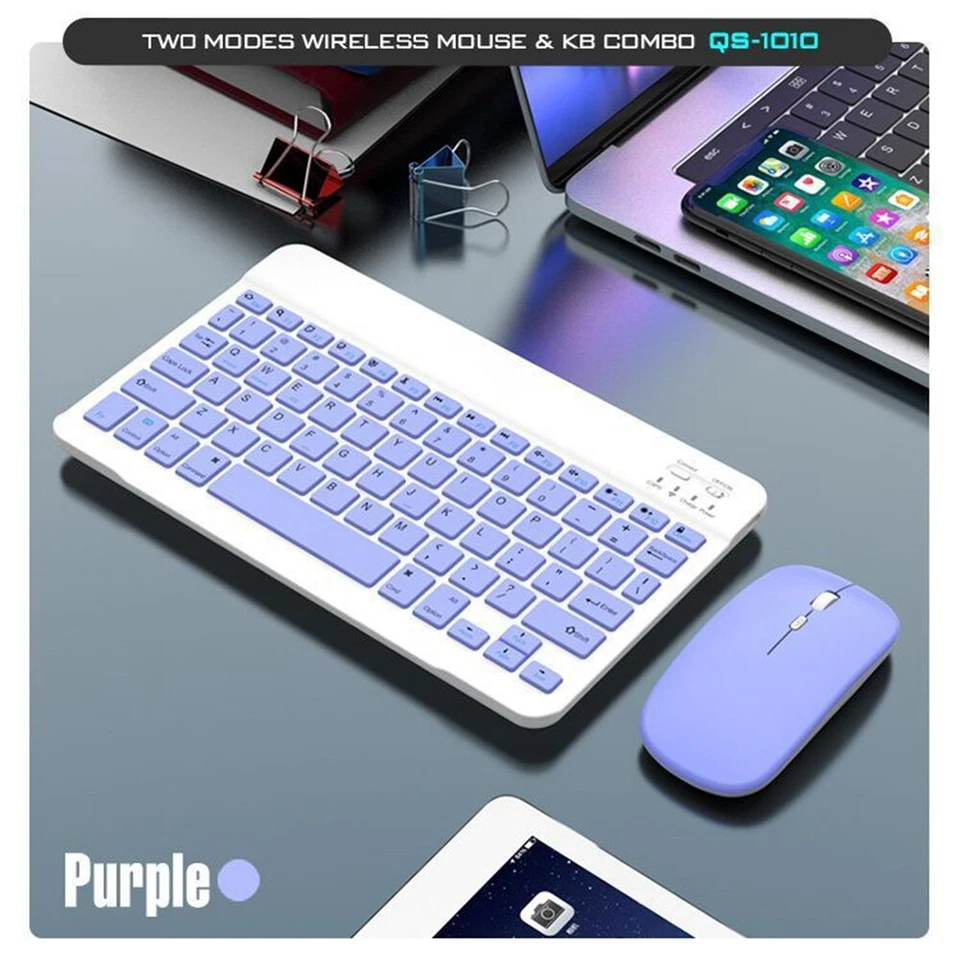 Bluetooth Keyboard With Mouse For Microsoft Surface Pro 9/7/6/5/4 Surface Go 3 2 - Image 1 of 4