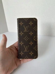Louis Vuitton LV Monogram iPhone 7 Plus Bifold Phone Case Folio Yellow, Used - Picture 1 of 5