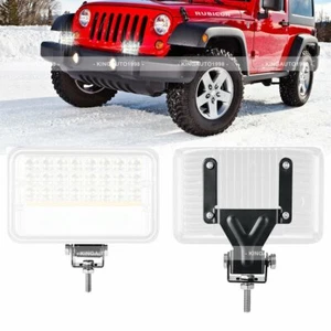 Soporte universal para faros LED cuadrados de 4x6" pulgadas para soportes de montaje en Y negro - Imagen 1 de 4