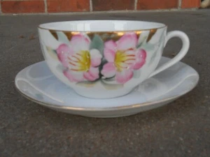 Noritake AZALEA Tazza da caffè e piattino timbro posteriore rosso 19322 - Foto 1 di 7